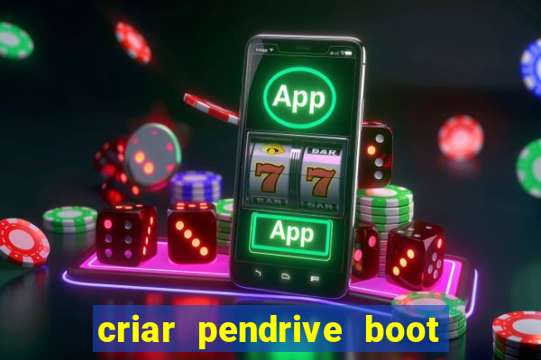 criar pendrive boot windows 10